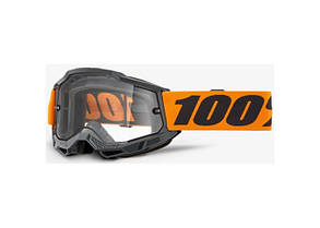 Окуляри 100% ACCURI 2 Enduro Goggle Orange - Clear Dual Lens