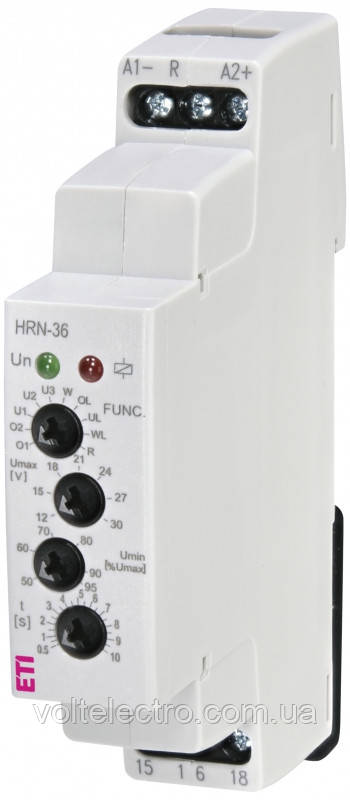 Багатофункціональне реле контролю напруги HRN-36
