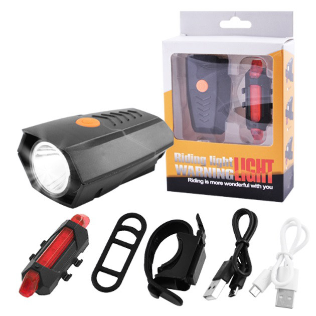 Лед фара на велосипед BSK-178-1-XPG +STOP-5SMD, який перезаряджається, Ліхтар для велосипеда GH-217 з акб