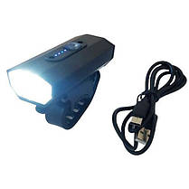 Ліхтар для велосипеда дальнього світла BK-08/01 Pro-2XPE, LED ліхтар на CH-104 кермо велосипеда, фото 5