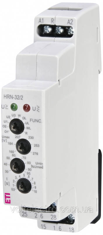 Багатофункціональне реле контролю напруги HRN-32/2