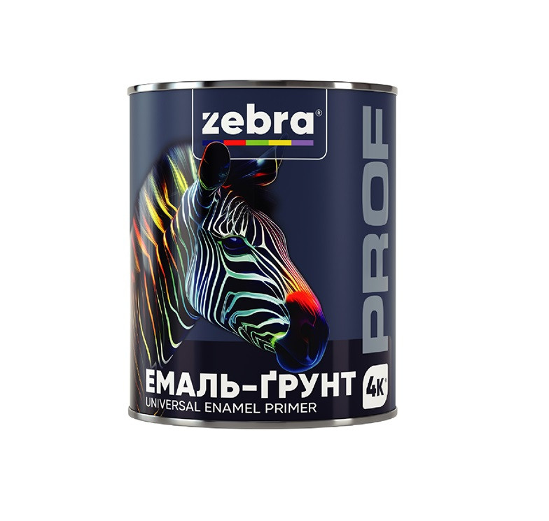 Емаль алкідна 2,8кг ПФ-116 ЗЕБРА   11 Матовий білий