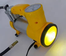 Автомобільний компресор насос для підкачування шин від прикурювача 12 В, фото 2