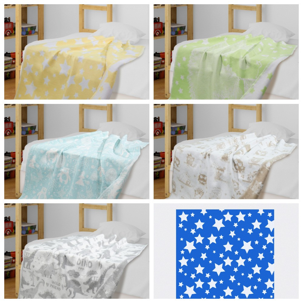 ОПТ Дитяча ковдра 100х140см (покривало) в ліжечко з бавовни Ярослав, фото 1