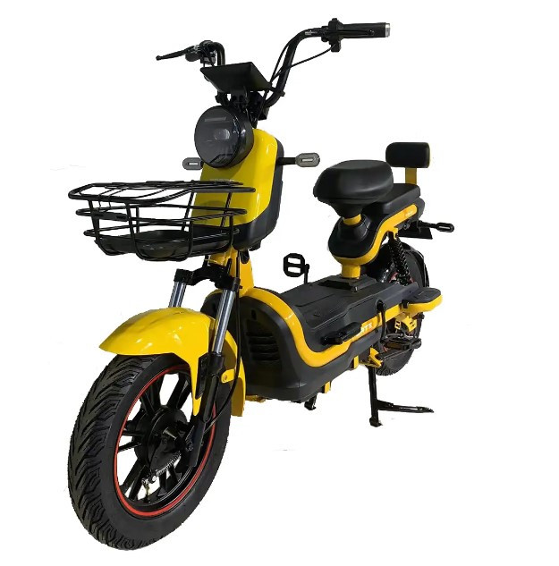 Велоскутер акумуляторний FORTE CR800 Жовтий, Макс швидкість 30 км/год, Потужність двигуна 800 Вт