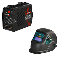 Зварювальний апарат Сталь СЗІ-280+маска Нова W-2550 інвертор для будинку, дачі, гаража, інверторна міні зварювання