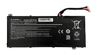 Батарея Elements MAX для Acer V15 Nitro VN7-571 VN7-571G VN7-591 VN7-591G VN7-791G VN7-791 11.4V 4600 mAh 51Wh (AC14A8L-3S1P-4600)