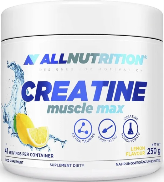 Креатин моногідрат All Nutrition Creatine Muscle Max 250 грамів лимон