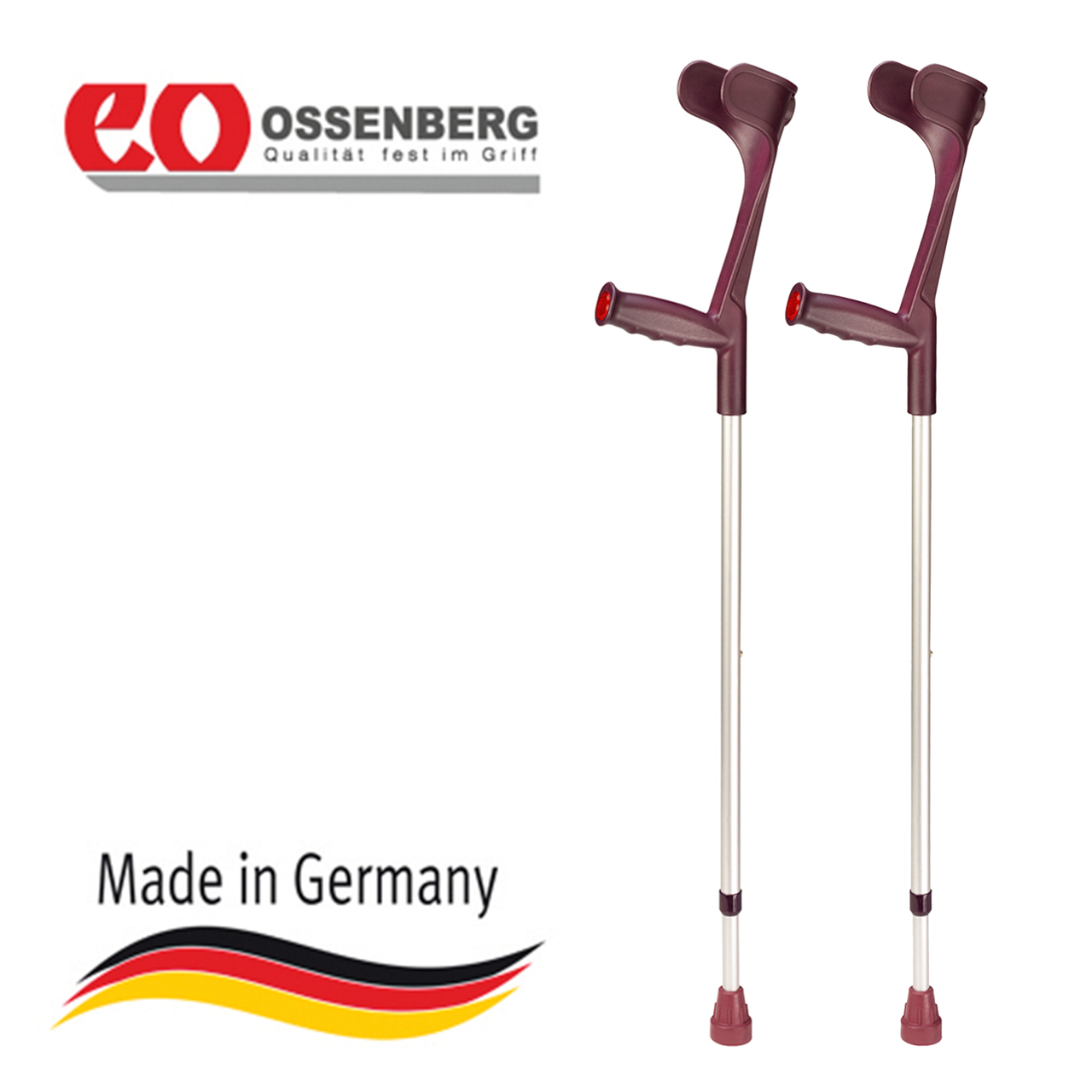 Підлокітна милиця Ossenberg Klassiker 220 DSKAu Soft фіолетовий, фото 1