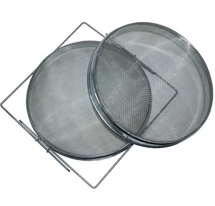 Фільтр для меду d = 300 мм фільтр для видалення частинок воску з меду сито подвійне металеве для меду