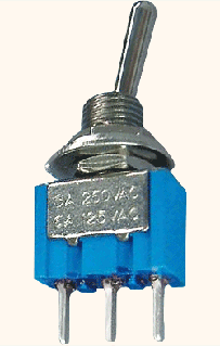 Тумблер MTS-102 ON-ON 3pin з фіксацією
