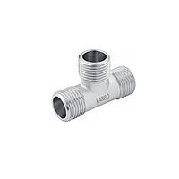 Трійник Karro 1/2" ЗЗЗ нікельований KR-3213