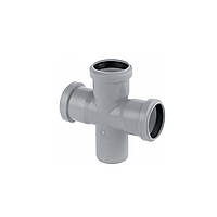 Хрестовина для внутрішньої каналізації Rozma 50х50х50/90°