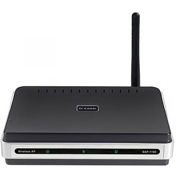 Високошвидкісний Wi-Fi роутер маршрутизатор  D-Link DAP-1150 Чорний Бездротова точка доступу