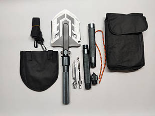 Туристична складна саперна лопата 16 в 1 Kraft&Dele KD10657 міні-лопата автомобільна в чохлі