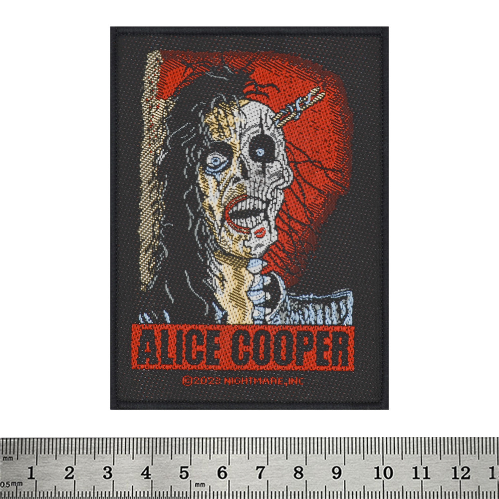 Нашивка ткана ALICE COOPER - TRASHED (ofp-034), фото 1