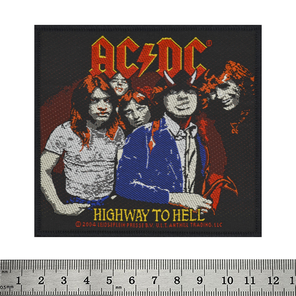 Нашивка ткана AC/DC - HIGHWAY TO HELL (ofp-036), фото 1