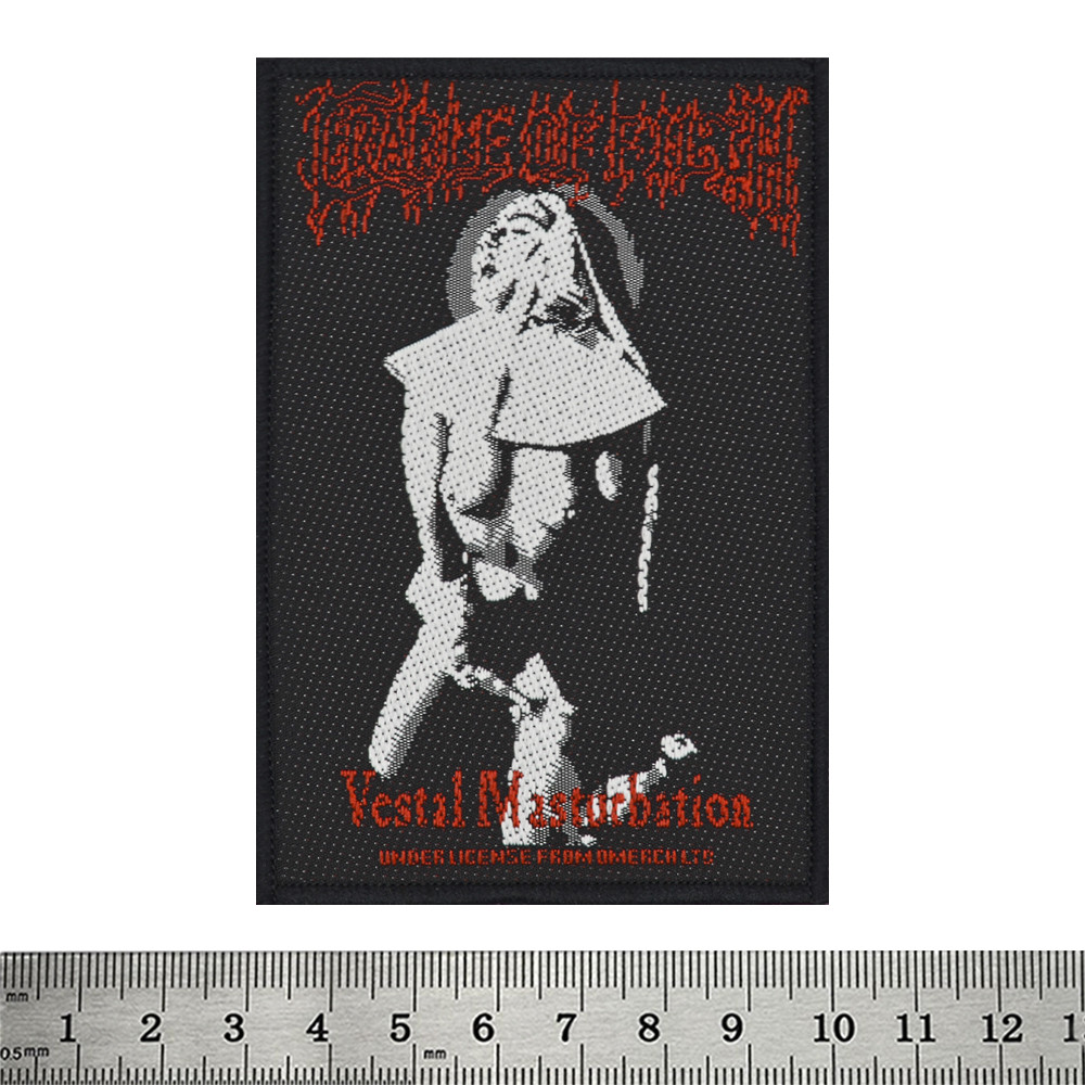 Нашивка ткана CRADLE OF FILTH - VESTAL MASTURBATION (ofp-040)