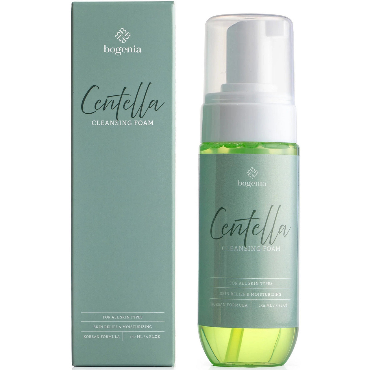 Пінка для вмивання Вogenia Centella Cleansing Foam BG421 №001 150 мл
