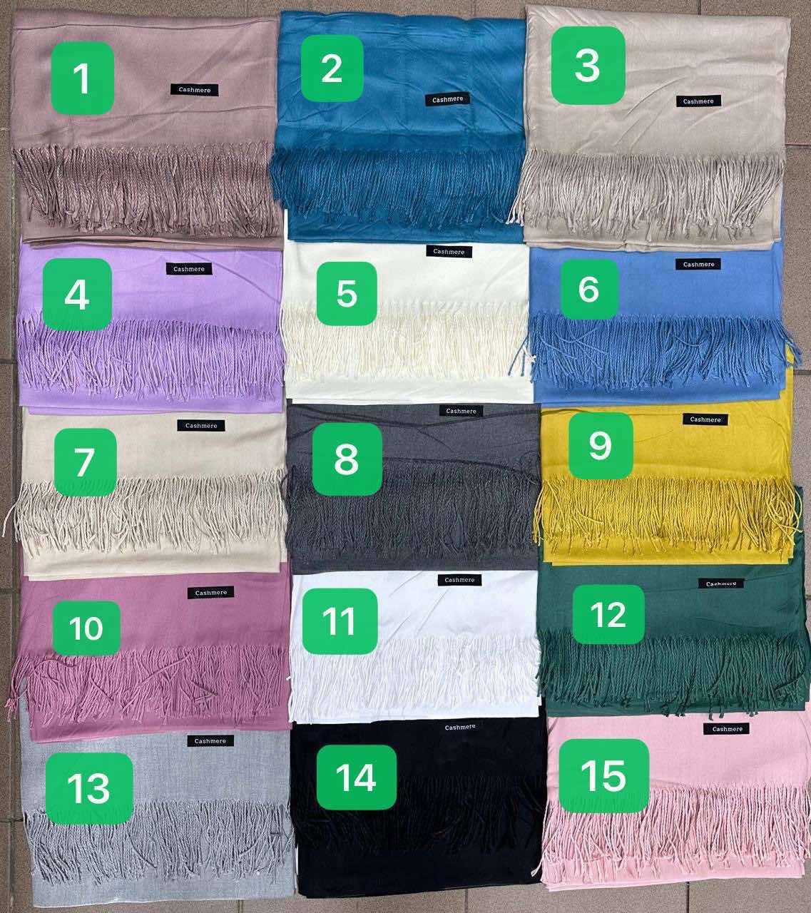 Хустка тепла кашемір, фото 1