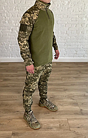 Костюм військовий чоловічий тактичний ріп-стоп піксель теплий всу rip stop зимова штурмова форма камуфляжна зсу