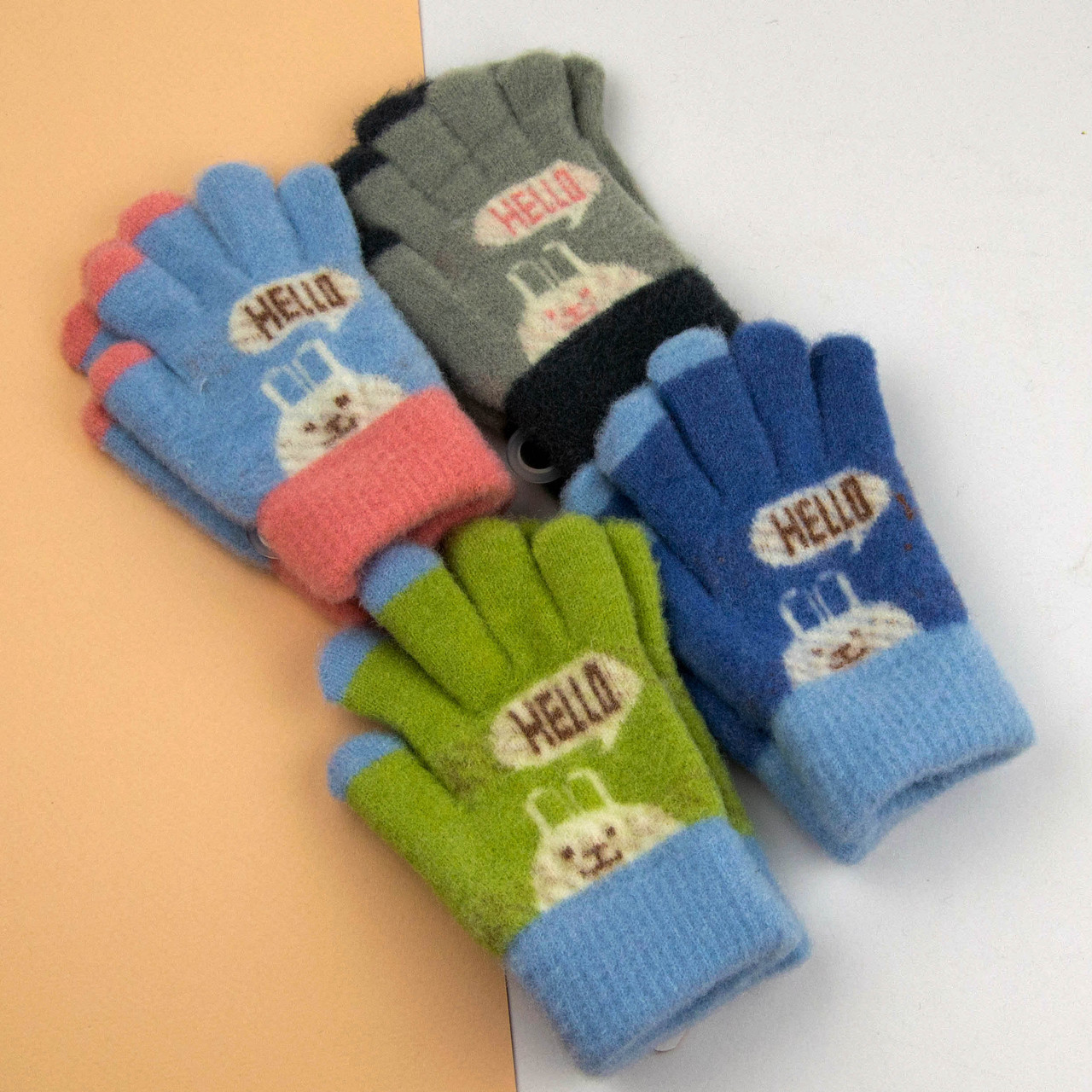 Оптом рукавички для малюків на 2-4 роки зимові (арт. 24-8-005)