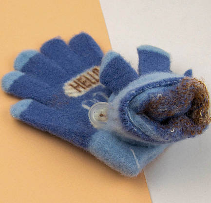 Оптом рукавички для малюків на 2-4 роки зимові (арт. 24-8-005), фото 2