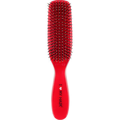 Щітка для волосся I Love My Hair Spider М, 9 рядів глянцева червона (1501 RED)