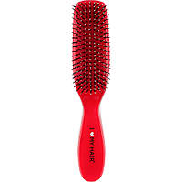 Щітка для волосся I Love My Hair Spider М, 9 рядів глянцева червона (1501 RED)