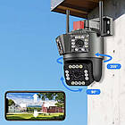 Вулична WIFI камера відеоспостереження 4МП, Wonsdar PW12-5K / Бездротова IP камера / Зовнішня поворотна камера, фото 3