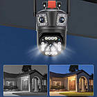 Вулична WIFI камера відеоспостереження 4МП, Wonsdar PW12-5K / Бездротова IP камера / Зовнішня поворотна камера, фото 5