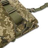 Військовий Килимок для сидіння Піксель/Cordura 1000D потрійний, п'ятиточка трисекційна Kiborg П-3, фото 7