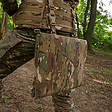 Каремат (40 x 130 см) П'ятиточка Чотирьохсекційна Kiborg П-4 Cordura nylon 1000D Мультикам, фото 9