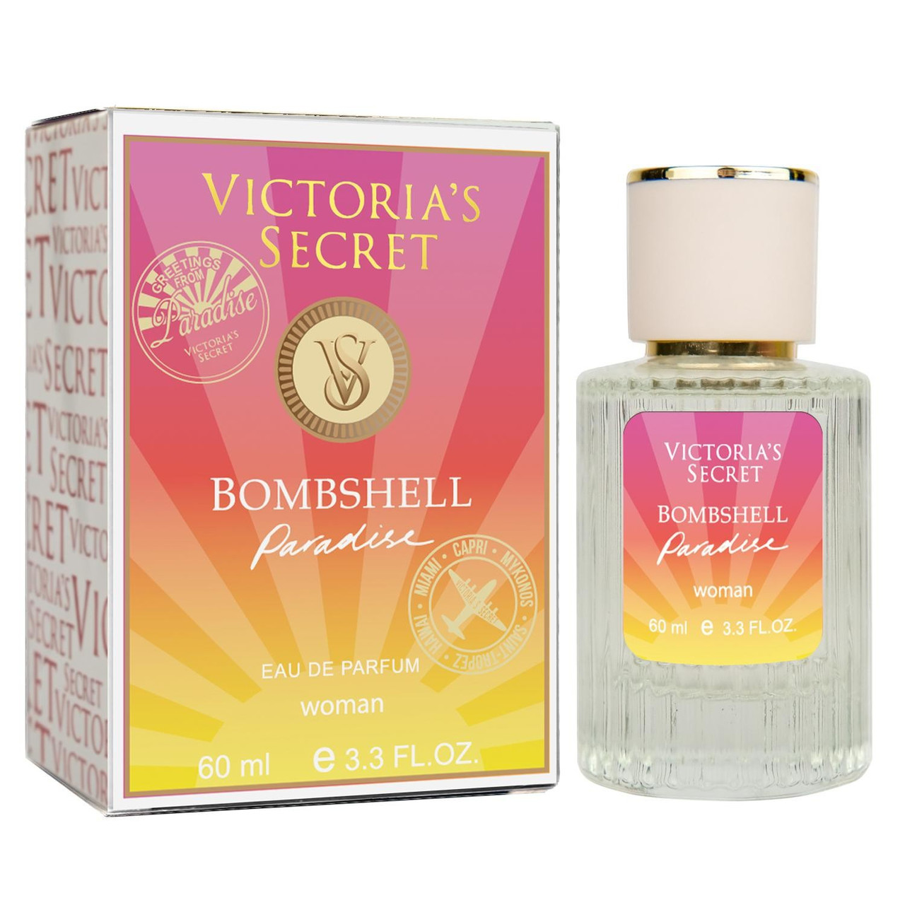 Парфум жіночій Victoria`s Secret Bombshell Paradise 60 мл (УПАКОВКА 18 ШТУК)
