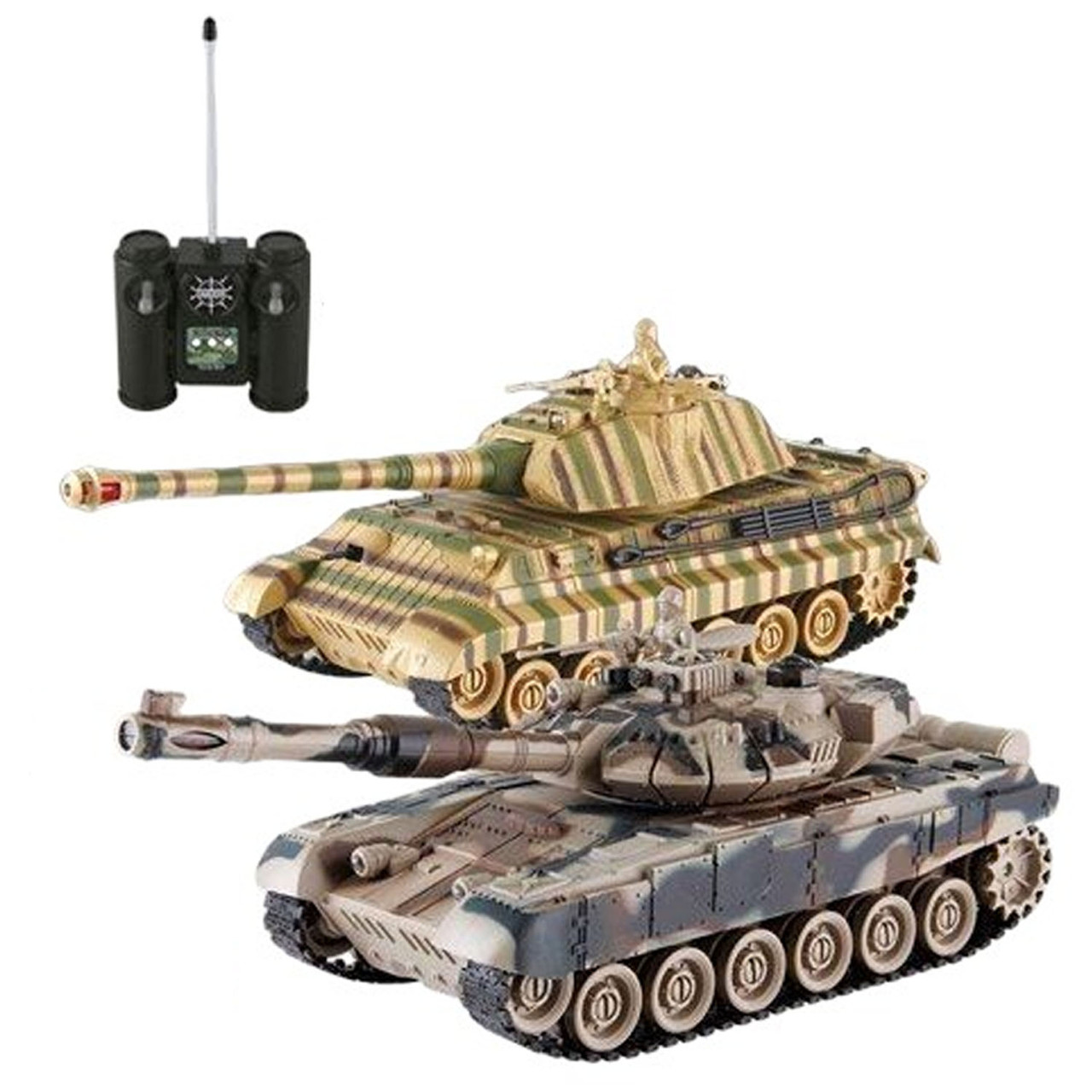 Набір танків на радіокеруванні ігровий (2 танки, 2 пульти управління) 99821, фото 1
