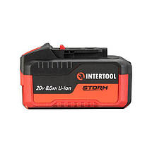 Акумулятор 20 В, літій-іон, 8.0 Ач, індикатор рівня заряду INTERTOOL WT-0343, фото 3