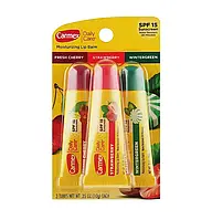 Набір бальзамів для губ Carmex 3-Pack Cherry, Strawberry, Wintergreen, 3 шт