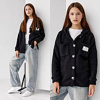 Сорочка на дівчинку Тедді 140, 146, 152 см 003292 Чорний