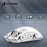 Бездротова мишка ATTACK SHARK X11 White | PAW3311 | 65 годин на одному заряді, фото 2