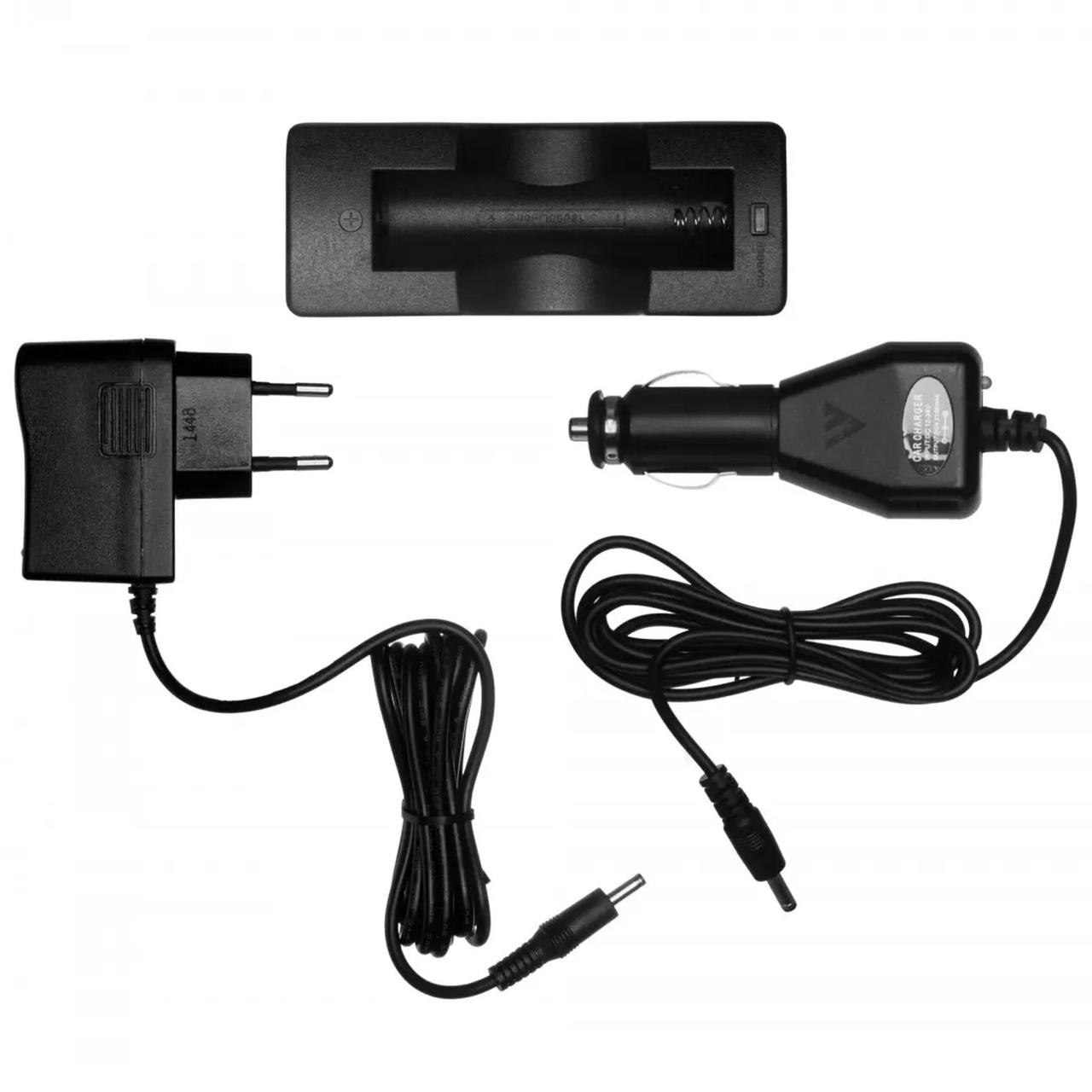 Зарядний пристрій Mactronic для акумуляторів 18650 - 230V/12V, MAC0014