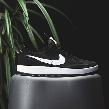 Чоловічі Кросівки Nike Craft x Tom Sachs Black White / Найк Крафт Том Сакс Чорні з Білим, фото 1