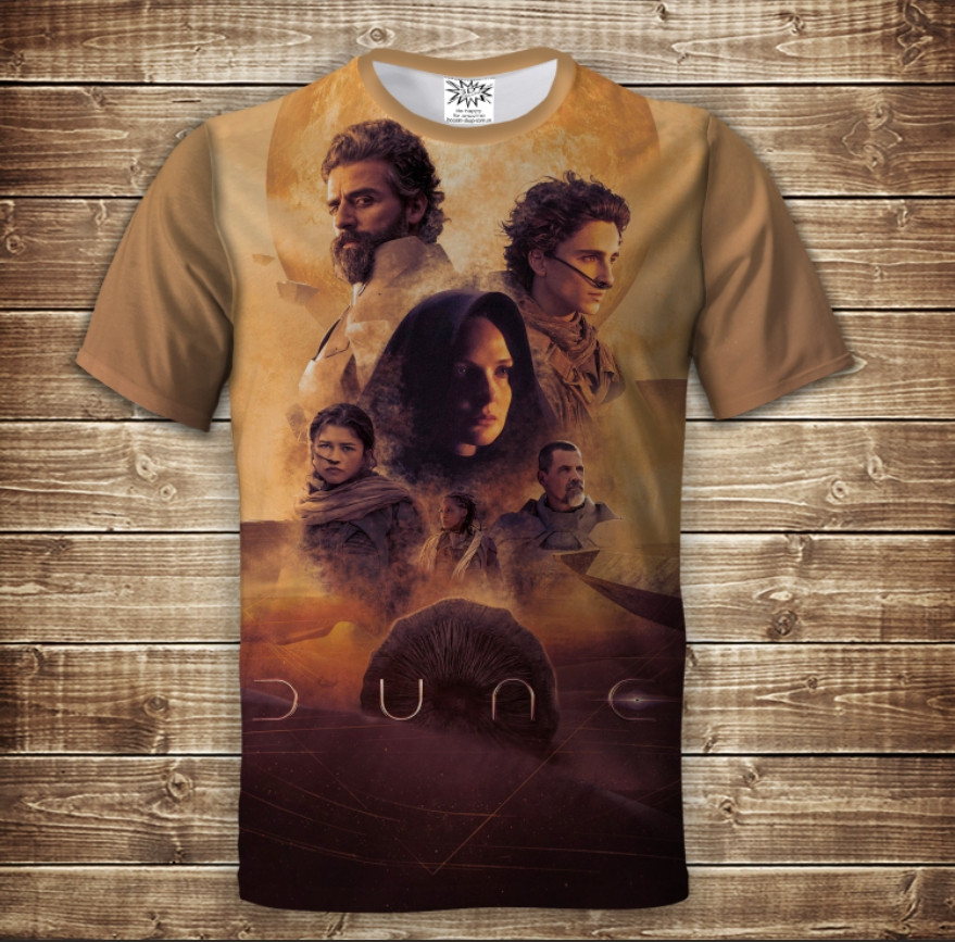 Футболка з принтом 3D на тему Дюна ВСІ Розміри, фото 1