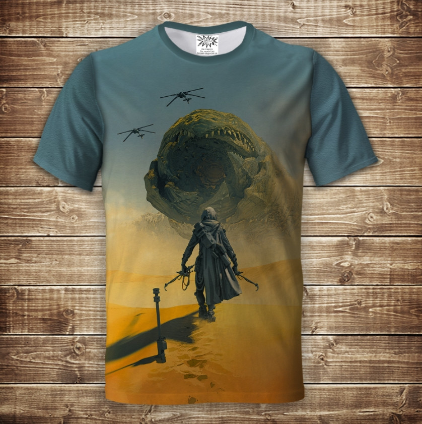 Футболка з принтом 3D на тему Дюна 01 ВСІ Розміри, фото 1