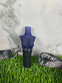 Індивідуальний мундштук "Tits Violet  flowers" від Vibe Hookah для кальяну