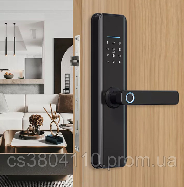 Умный дверной замок, Биометрический замок-ручка с отпечатком пальца ...