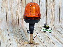 Світлодіодна LED-мигалка жовта на 3 режими + Кронштейн кріплення під мигалку