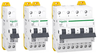 Перемикачі введення резерву Schneider Electric