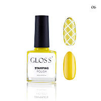 Лак для стемпінгу GLOSS Stamping polish 06, 8 мл