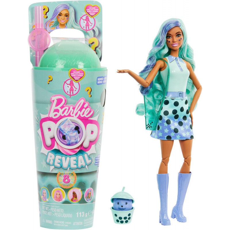 Лялька Barbie Круті Бабл-ті - зелений чай HTJ21, фото 1