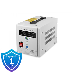 Гібридний ДБЖ/Інвертор Volt Polska SINUS PRO 800 E 12/230V 500/800W